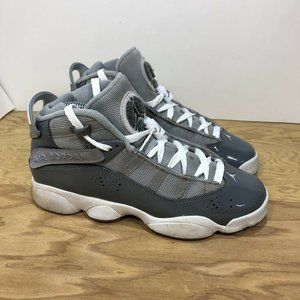Nike Air Jordan 6 Rings Cool Grey/White women sz 8